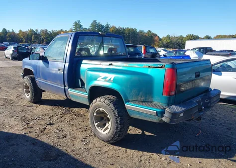 1989 Chevrolet Gmt-400 K1500 из США, поврежденный, VIN 1GCDK14K1KZ126914